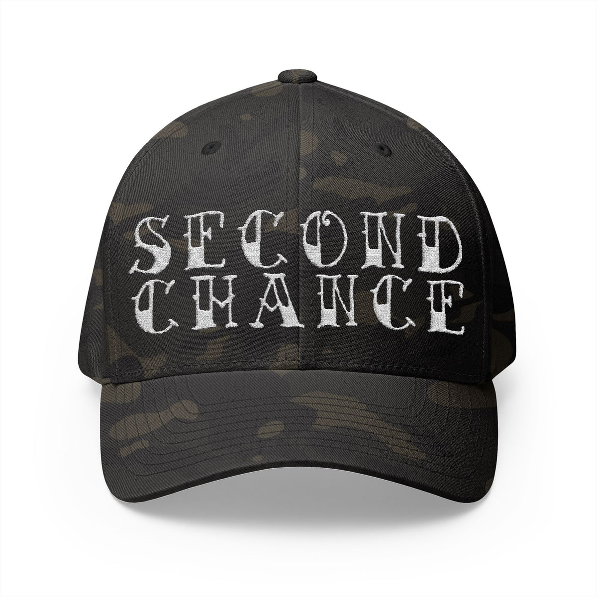 Second Chance Skull and Dagger FlexFit Hat(Embroidery)
