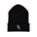 Embroidered S/C Beanie White Logo