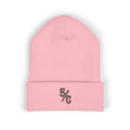 Embroidered S/C Beanie Black Logo